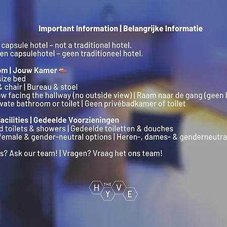 Capsule hotel The Hyve Capsule *