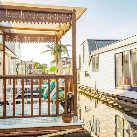 House Boat With Waterfront Terrace