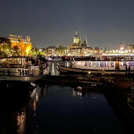 Unique Hotelboat Lena Maria Hotel na wodzie Amsterdam