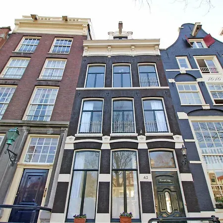 Romantic Jordaan Canalsuite Near Anne Frank House B&B 암스테르담