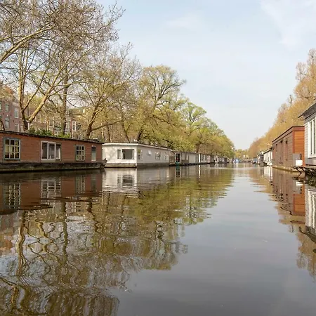 Amsterdam-houseboat-amstel Alojamento de Acomodação e Pequeno-almoço Amesterdão
