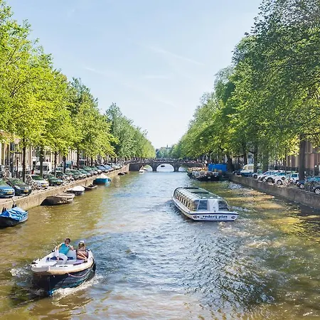 Nocleg ze śniadaniem Houseboat With Canalview And Free Bikes Amsterdam