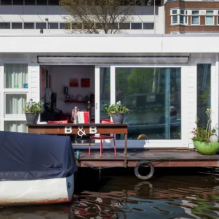 Modern Houseboat In With Terrace * Ámsterdam