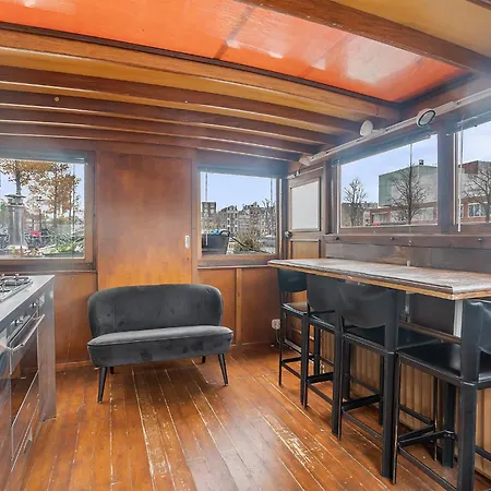 Apartment Amstel Houseboat Right Across The Opera Amsterdam