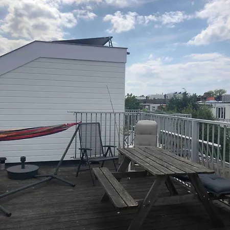 公寓 Cozy With Large Roof Terrace